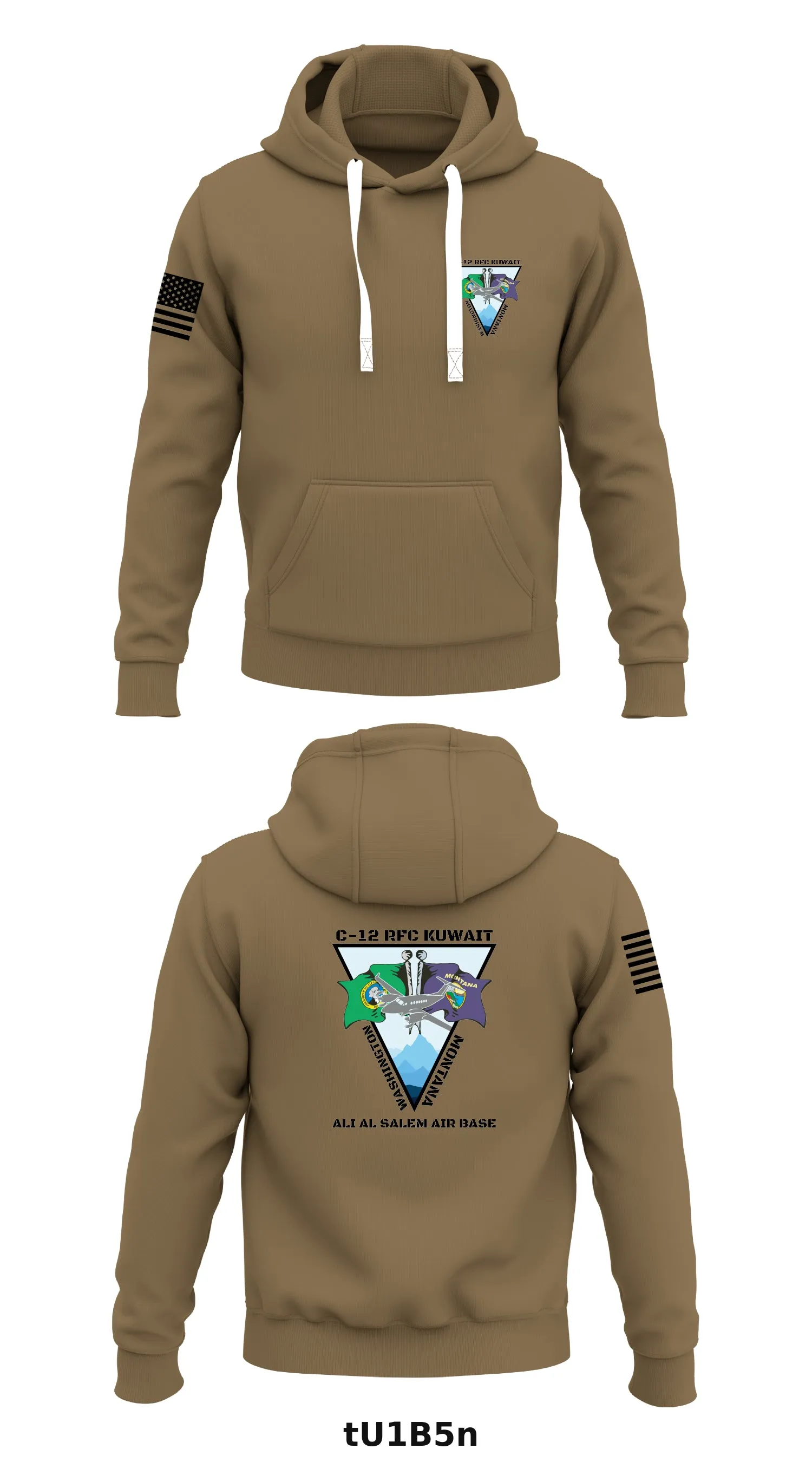 C-12 RFC Kuwait Store 1  Core Men's Hooded Performance Sweatshirt - tU1B5n