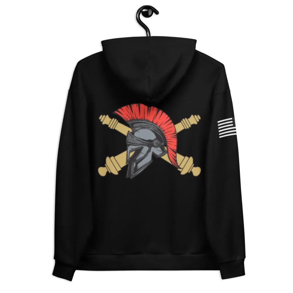 C BTRY, 2-3 FA  Core Men's Hooded Performance Sweatshirt - 5Rxm6s