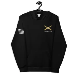 C BTRY, 2-3 FA  Core Men's Hooded Performance Sweatshirt - 5Rxm6s