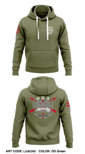 C Co, 1 Bn, 19th SFG (Dive) Store 1  Core Men's Hooded Performance Sweatshirt - LUADA9