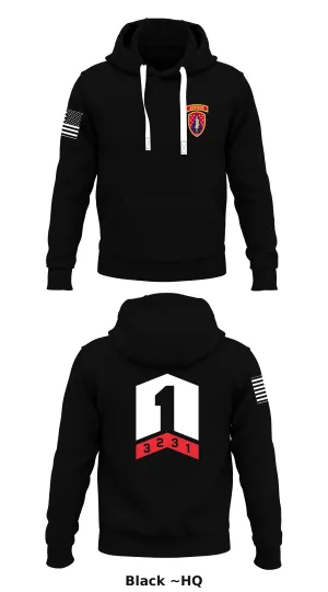 C CO 2nd BN 3RD SFAB Store 1  Core Men's Hooded Performance Sweatshirt - ~HQ
