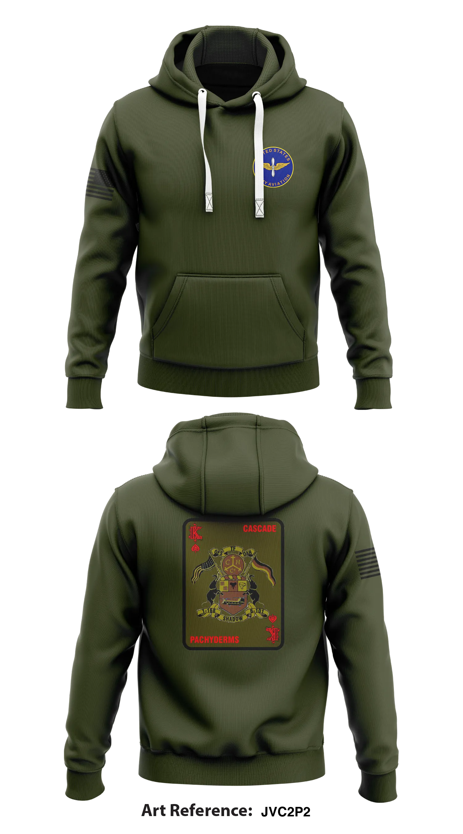 Cascade 1-168 Store 1  Core Men's Hooded Performance Sweatshirt - JVC2p2