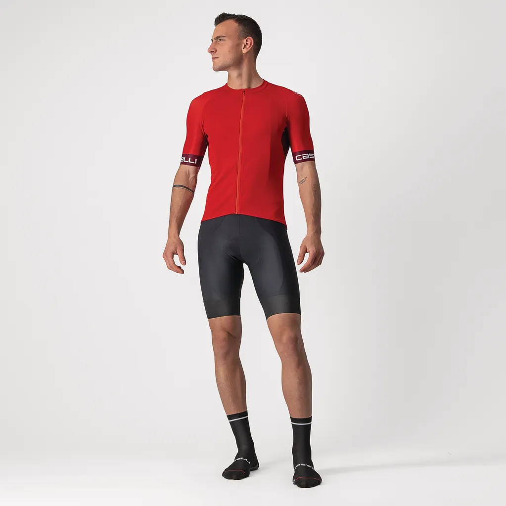 Castelli Jersey Entrata VI Light Black/Light Steel Blue