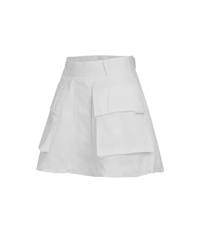 CHUCUCHU Chic Volume Skirt White