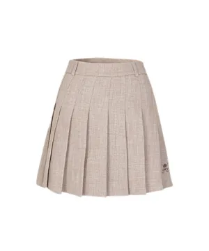 CHUCUCHU Sarah Twill Skirt - Beige