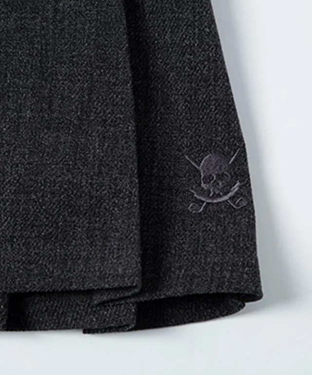 CHUCUCHU Sarah Twill Skirt - Charcoal