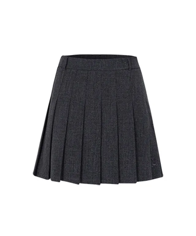 CHUCUCHU Sarah Twill Skirt - Charcoal
