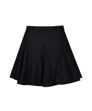 CHUCUCHU Women's Solid Triangle Skirt - Black