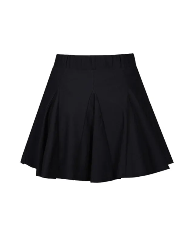 CHUCUCHU Women's Solid Triangle Skirt - Black