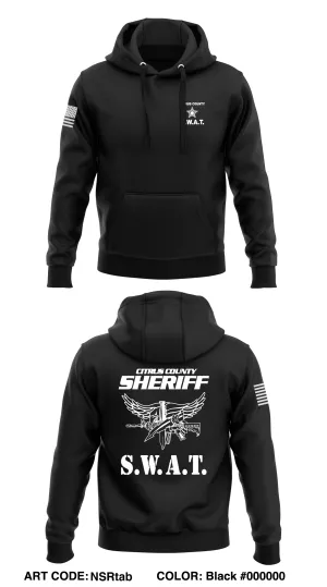 Citrus County SWAT Store 1  Core Men's Hooded Performance Sweatshirt - NSRtab