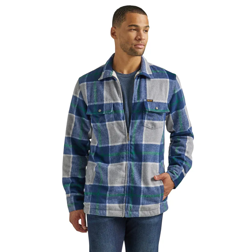CL112338647-Jacket Men' s Flannel Sherpa Zip