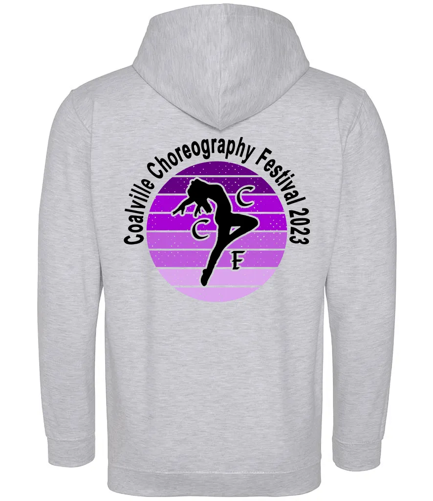 Coalville Choreography Festival 2023 Zip Up Hoodie
