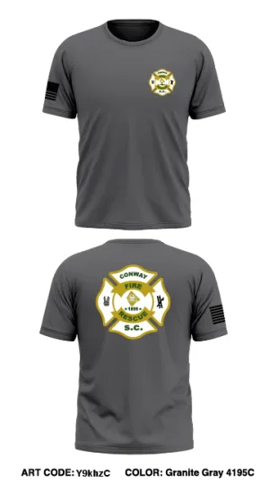 Conway Fire Rescue  Store 1 Core Men's SS Performance Tee - Y9khzC