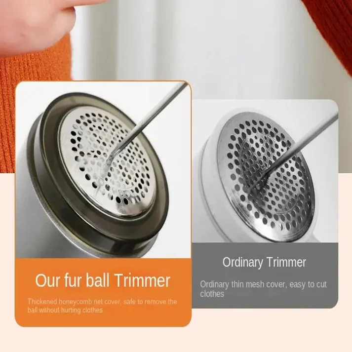 Crony Fabric Shaver, Lint Remover Rechargeable, Electric Portable Sweater Defuzzer with 3 Speeds, 6 Leaf Blades, Digital LED Display to Remove Pilling for Clothes, Furniture, Sweater, Couch, Blanket