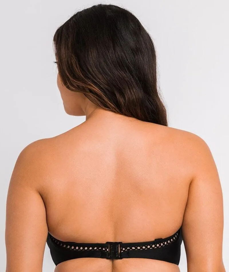 Curvy Kate First Class Bandeau Bikini Top - Black