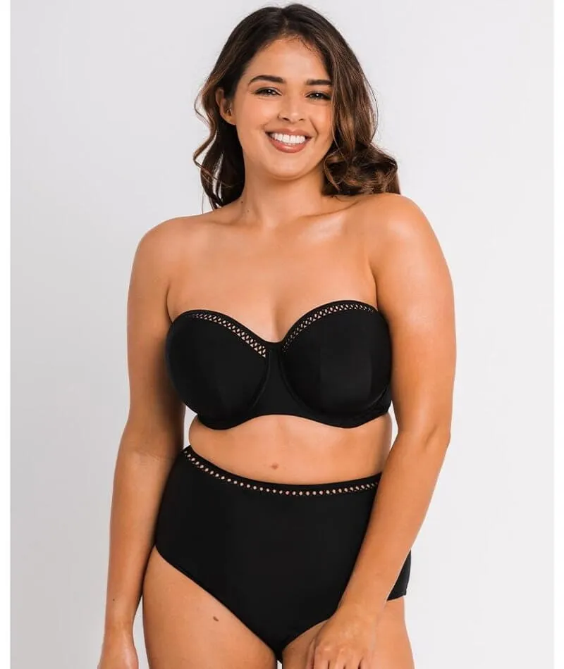 Curvy Kate First Class Bandeau Bikini Top - Black
