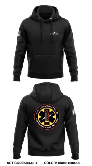 CUSTOM - 435th Med Team Store 1  Core Men's Hooded Performance Sweatshirt - e6M9F4