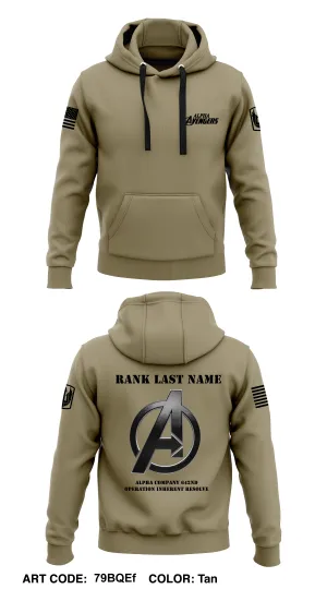 CUSTOM A Co 642D ASB  Core Men's Hooded Performance Sweatshirt - 79BQEf