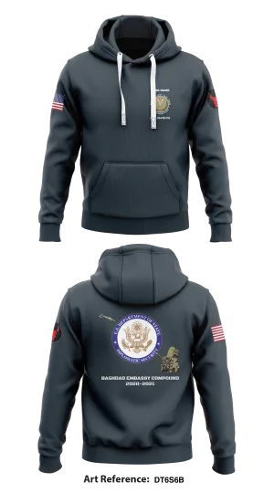 CUSTOM - Alpha Battery 1-194th FA Store 1  Core Men's Hooded Performance Sweatshirt - dT6S6b