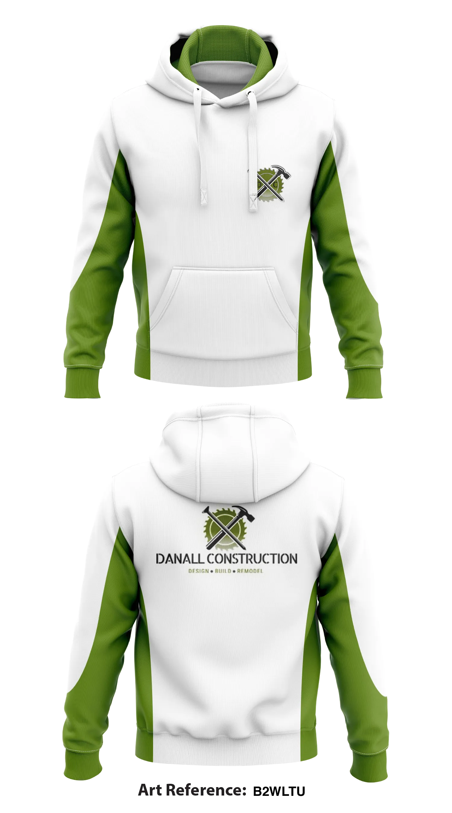Danall Construction Store 1  Core Men's Hooded Performance Sweatshirt - B2WLtU