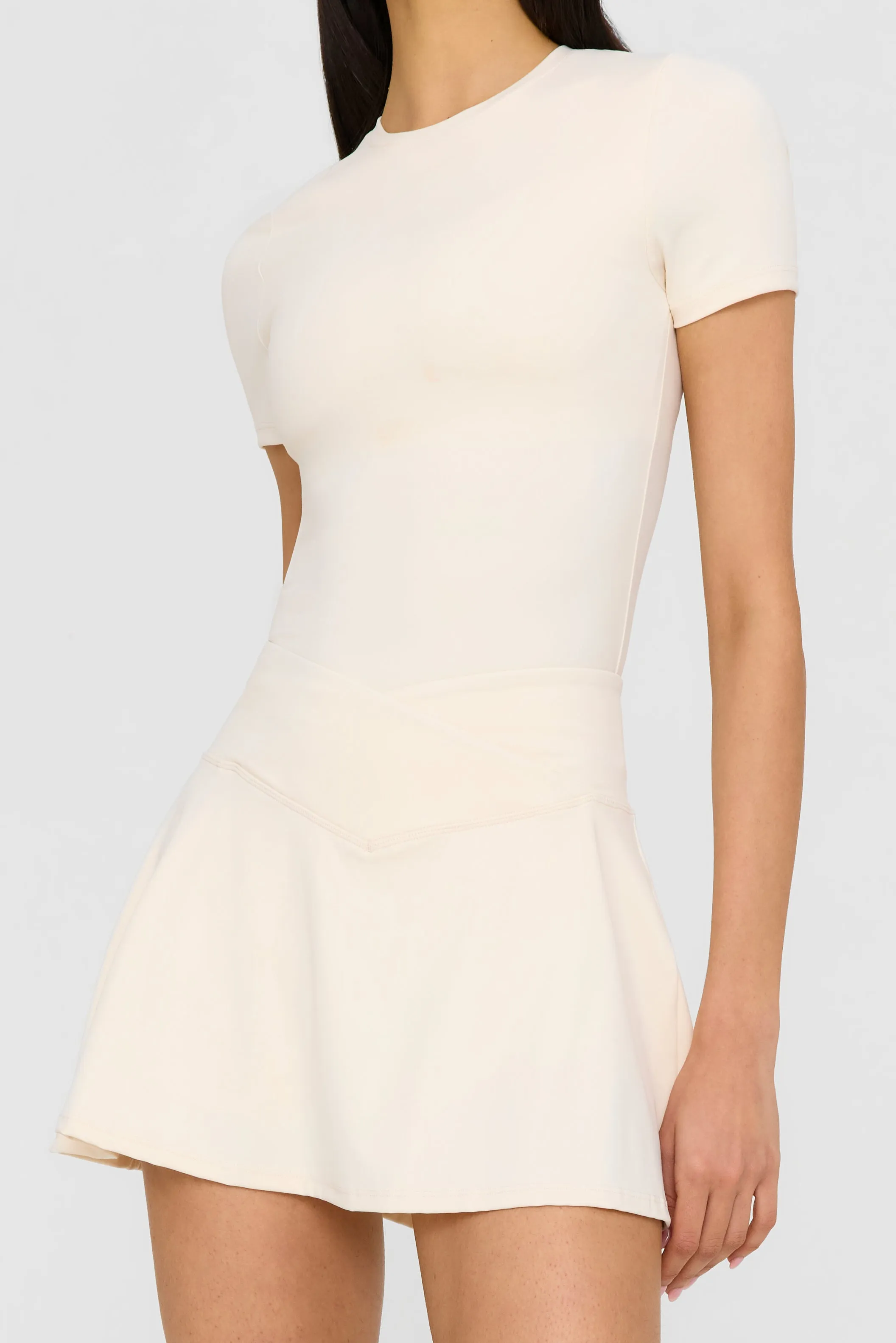 DayFlex Wrap Waist Skort - Buttermilk