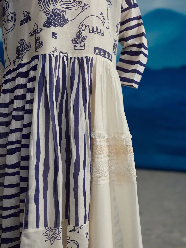 Delphine Patchwork Dress