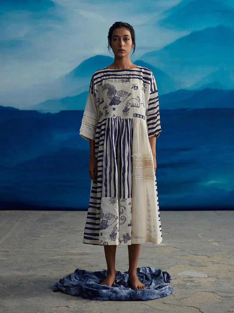 Delphine Patchwork Dress
