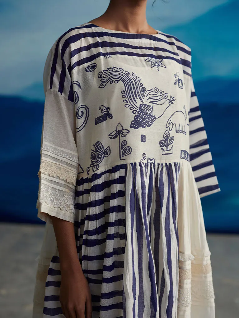Delphine Patchwork Dress