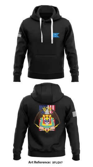 Delt Co., 766th BEB Store 1  Core Men's Hooded Performance Sweatshirt - xFLQv7