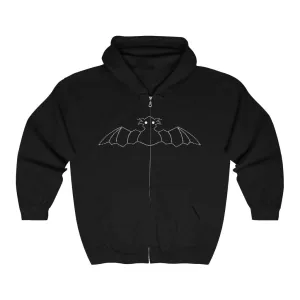 Demon Bat - Men's Zip Hoodie