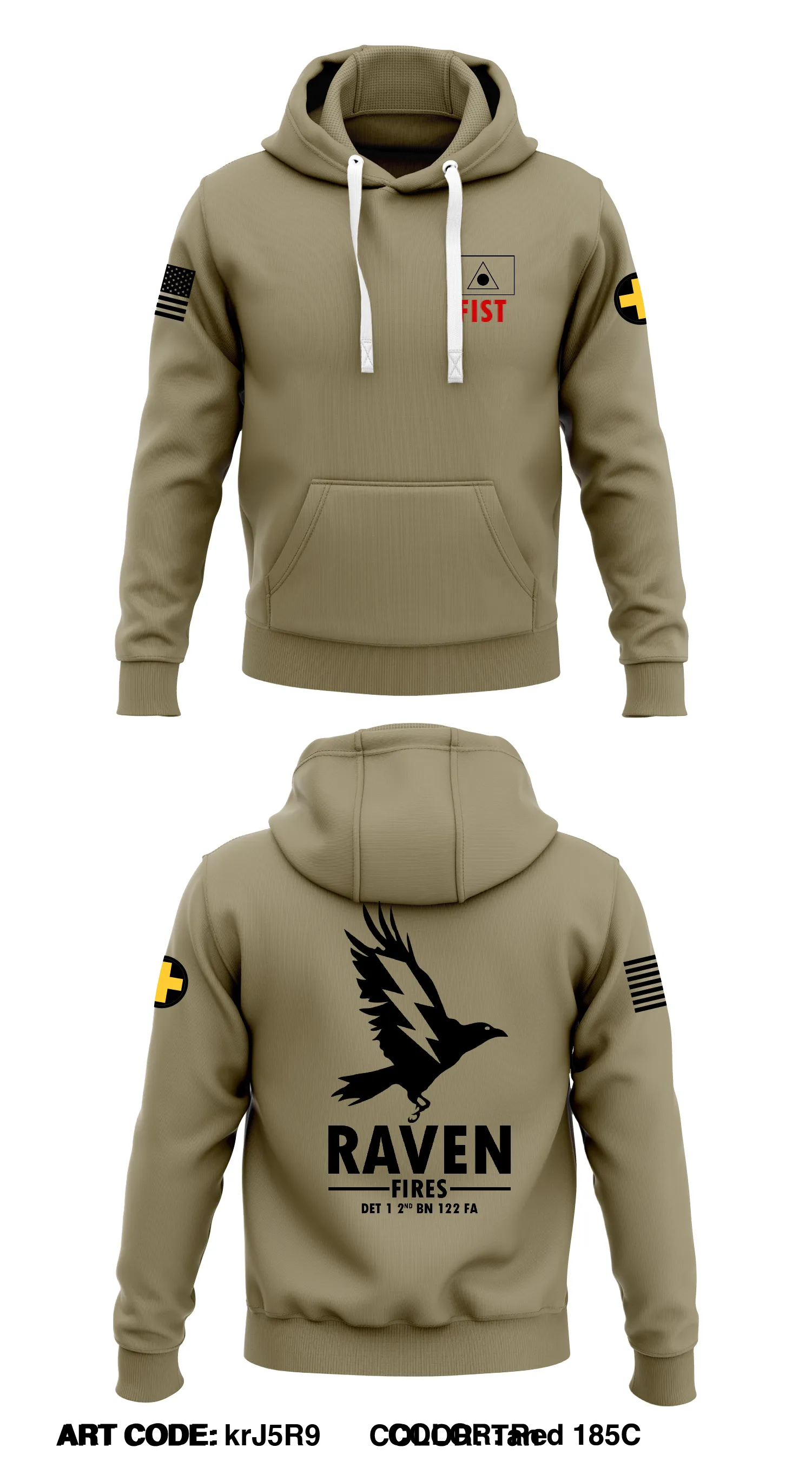 DET 1, HHB 2-122 FA Store 1  Core Men's Hooded Performance Sweatshirt - krJ5R9