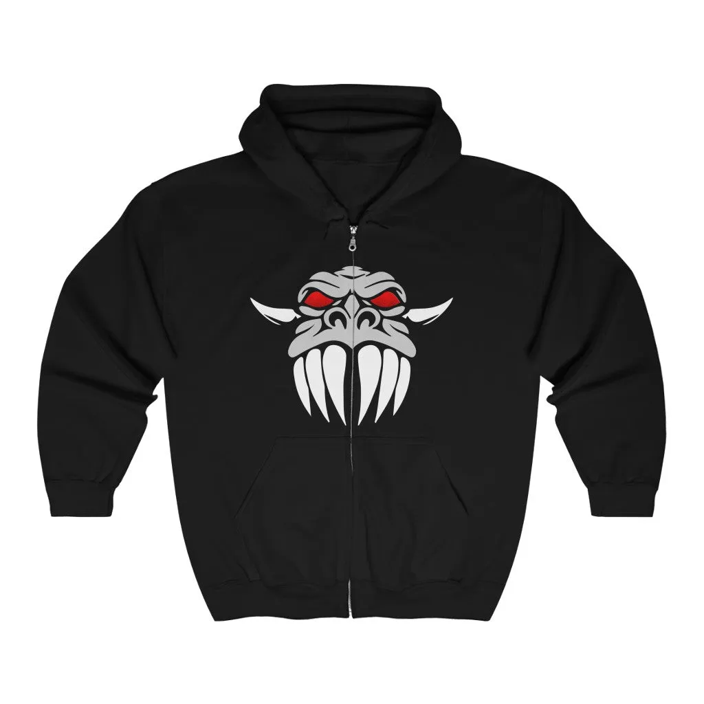 Dragon Face - Men's Zip Hoodie