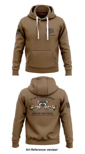 E Co 1-189th GSAB  Store 1  Core Men's Hooded Performance Sweatshirt - 6wVMAF