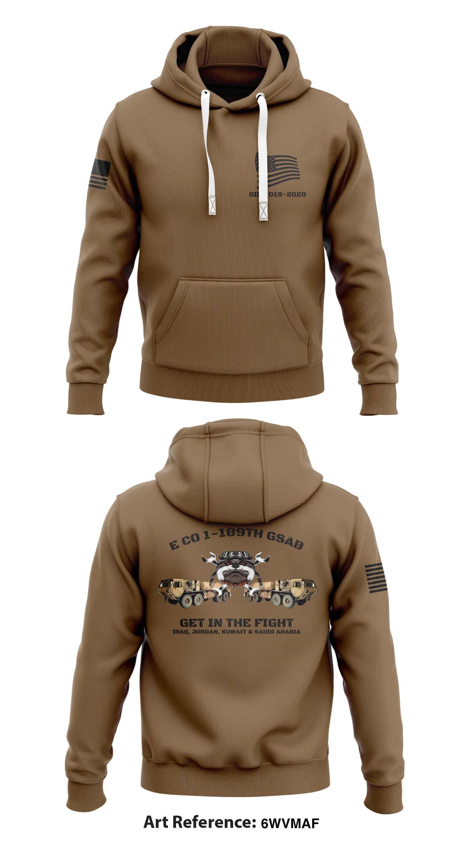 E Co 1-189th GSAB  Store 1  Core Men's Hooded Performance Sweatshirt - 6wVMAF