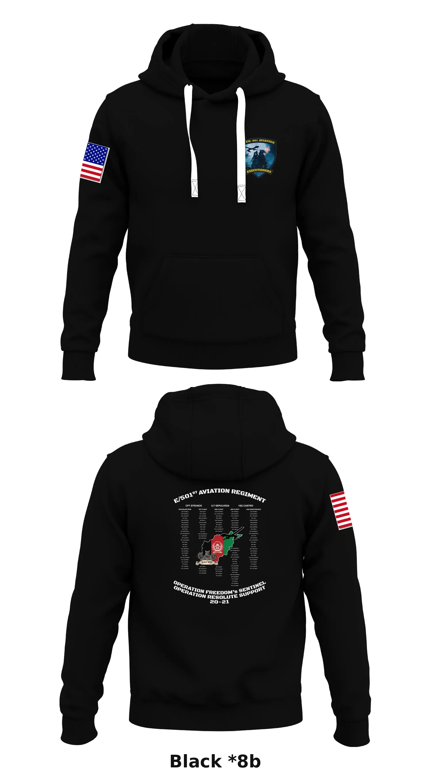 E/51ST AVN REGT Store 1  Core Men's Hooded Performance Sweatshirt - *8b