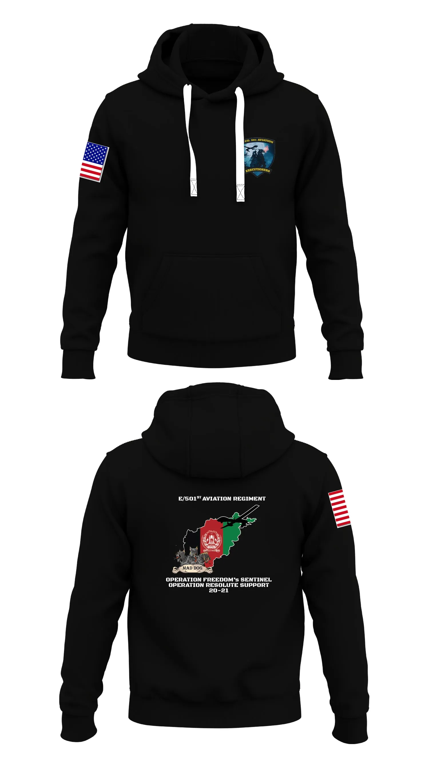 E/51ST AVN REGT Store 1  Core Men's Hooded Performance Sweatshirt - GWH