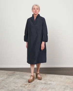 easy dress with sleeve detail - night
