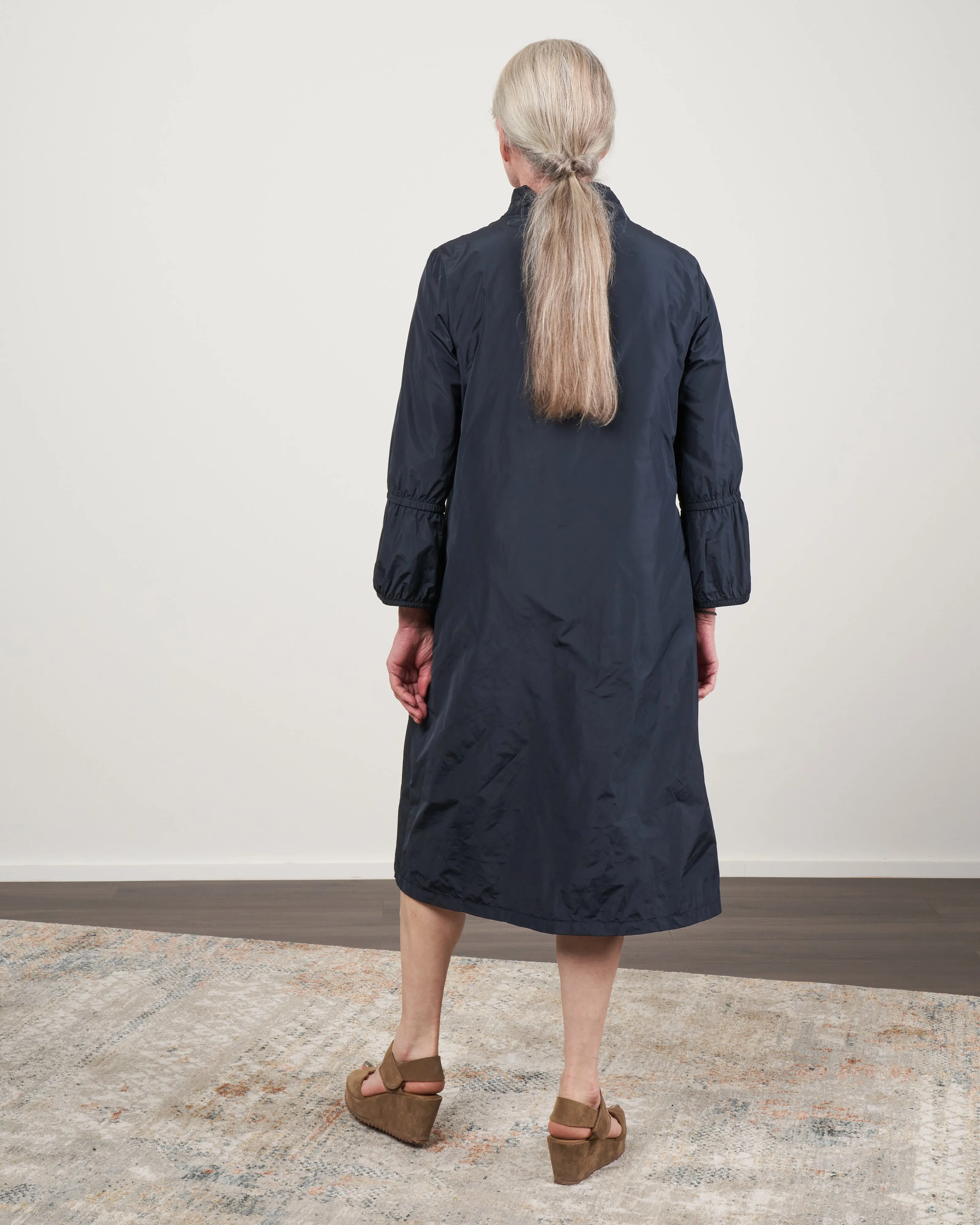 easy dress with sleeve detail - night