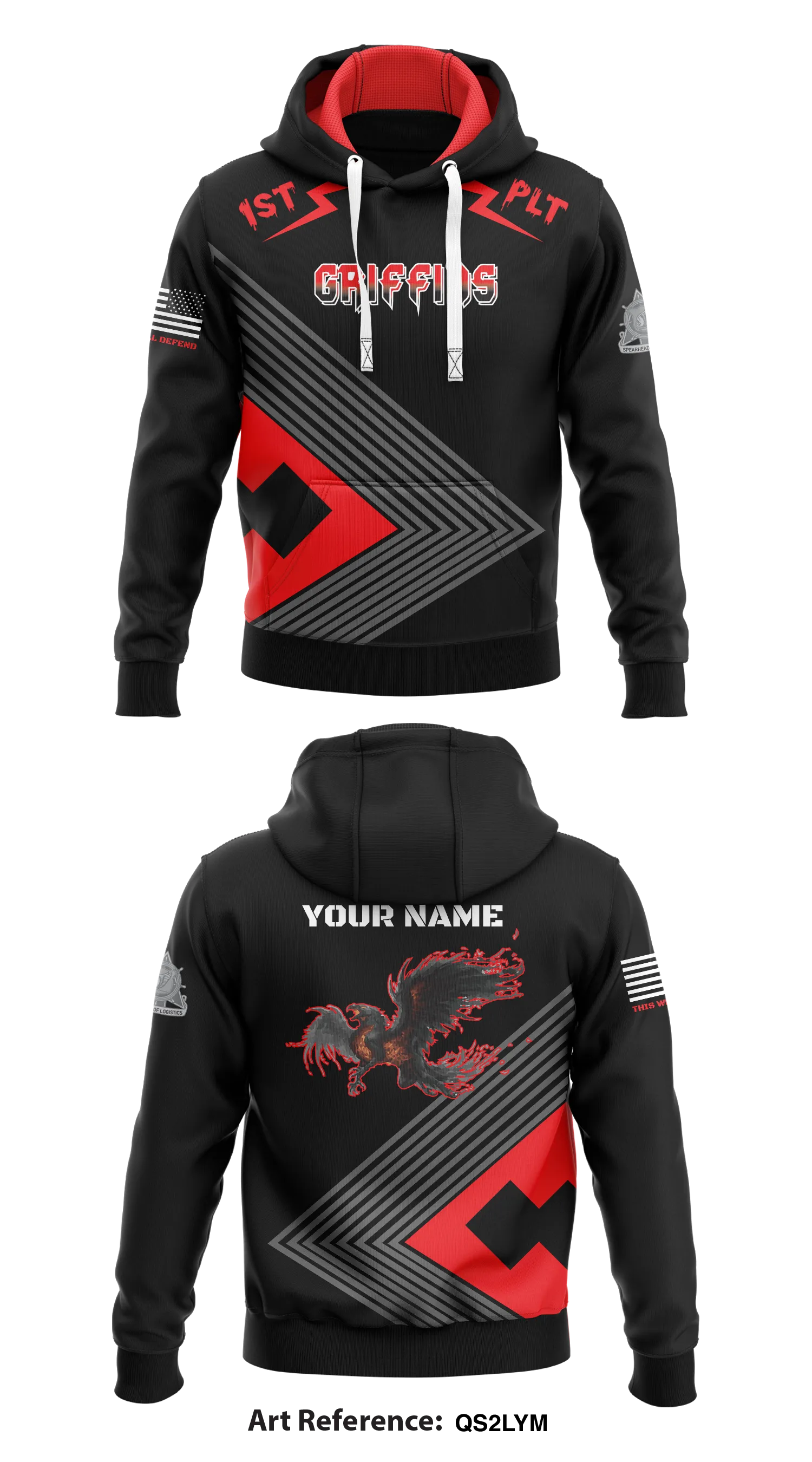 Echo Trans AIT  Core Men's Hooded Performance Sweatshirt - qs2LYM