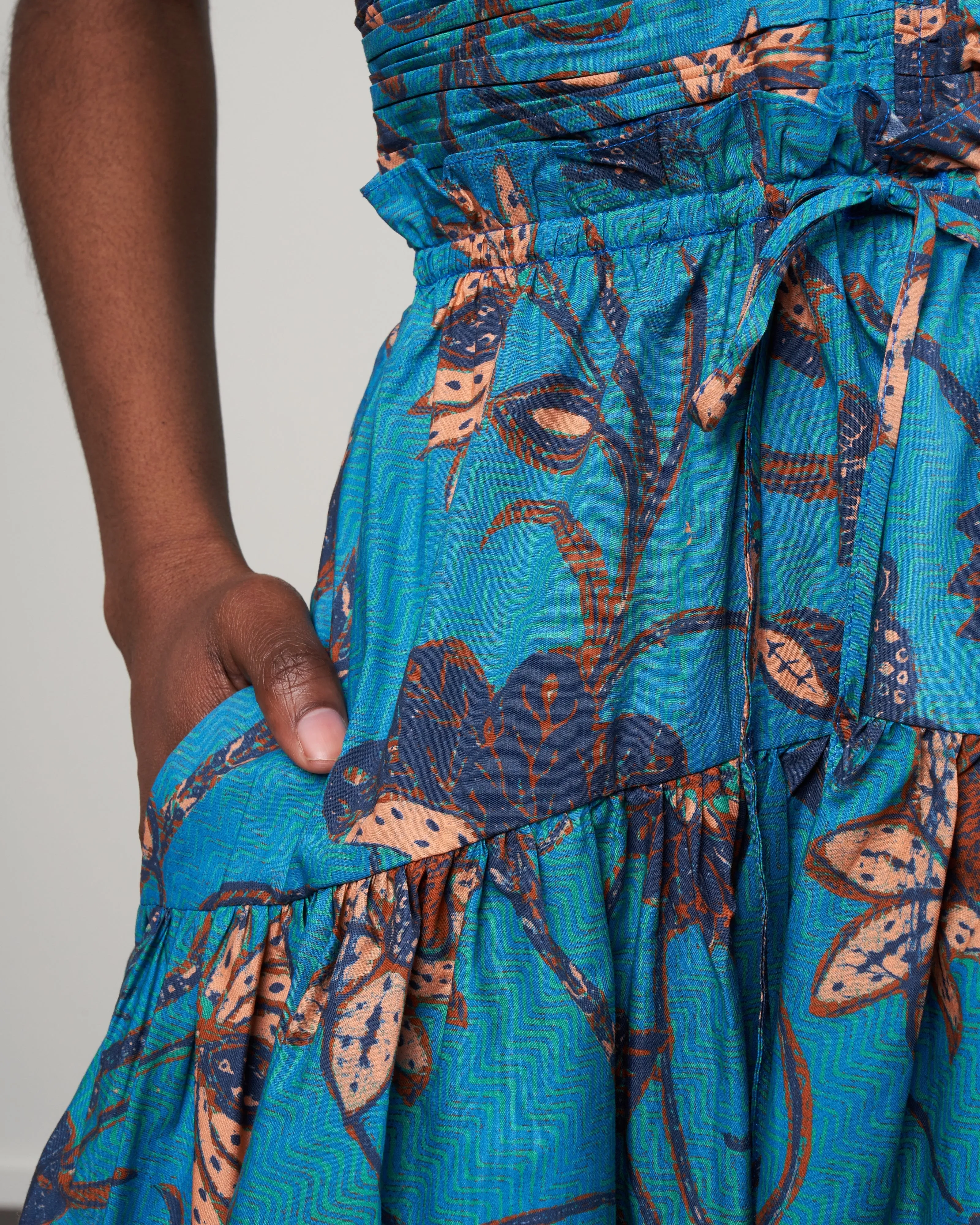 ella dress - lagoon