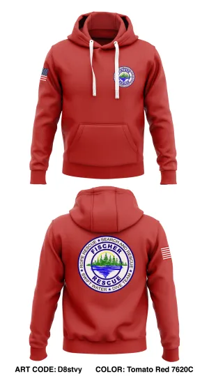 FISCHER RESCUE Store 1  Core Men's Hooded Performance Sweatshirt - D8stvy