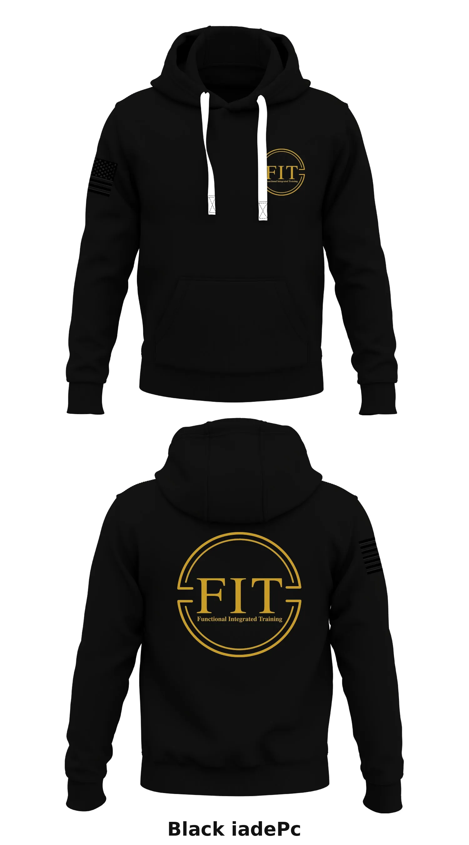 FIT Store 1  Core Men's Hooded Performance Sweatshirt - iadePc