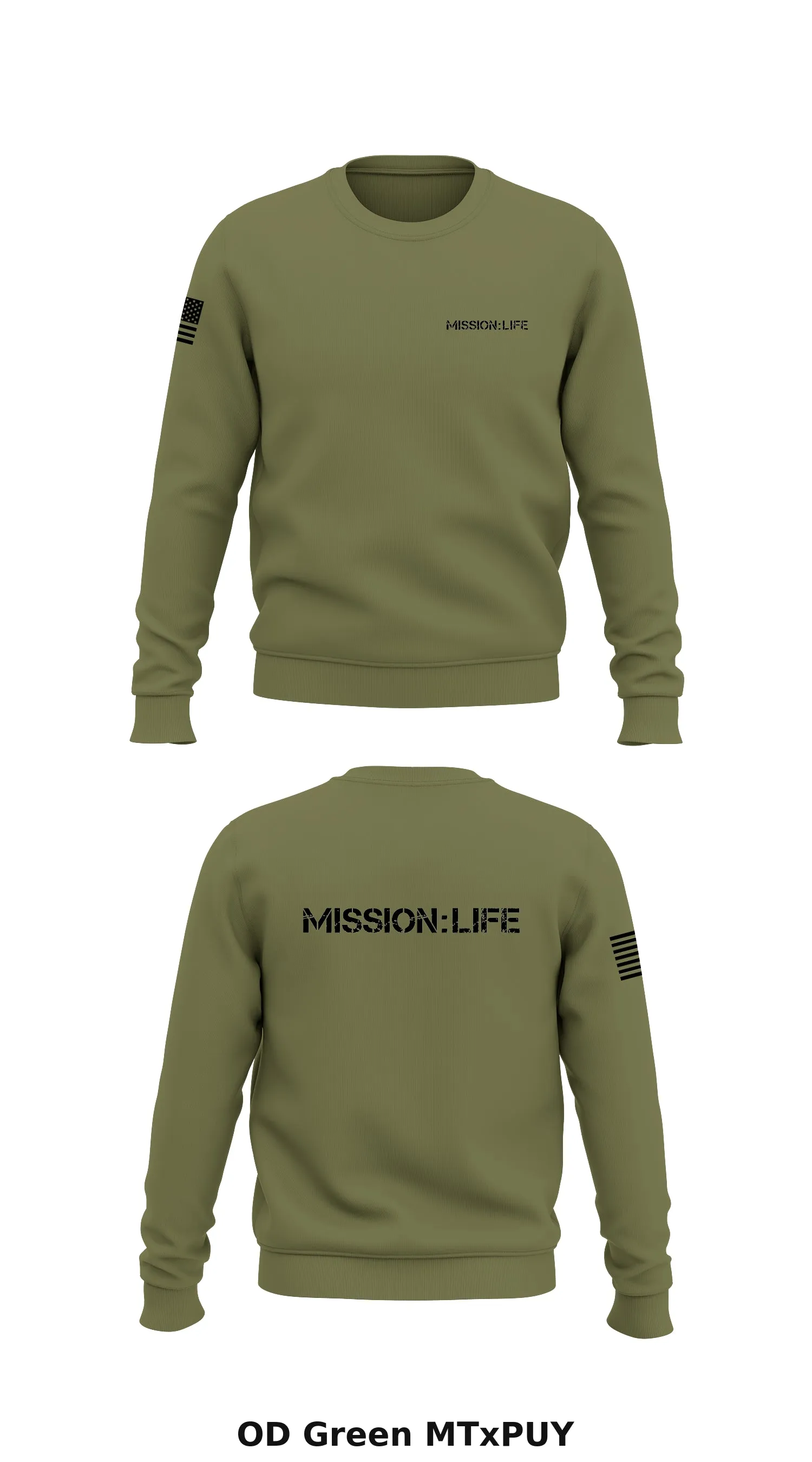 Florida Recovery Group Core Men's Crewneck Performance Sweatshirt - MTxPUY