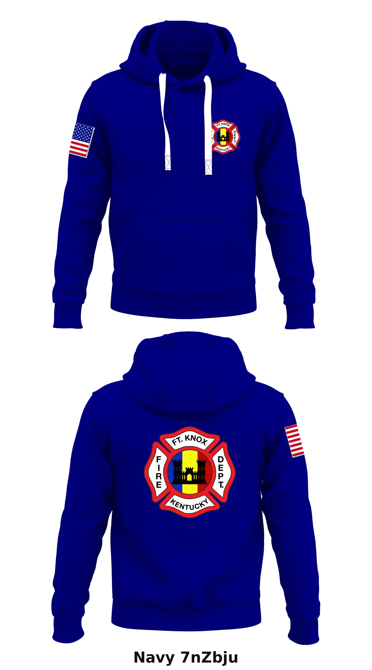 FORT KNOX FIRE DEPARTMENT  Store 1  Core Men's Hooded Performance Sweatshirt - 7nZbju