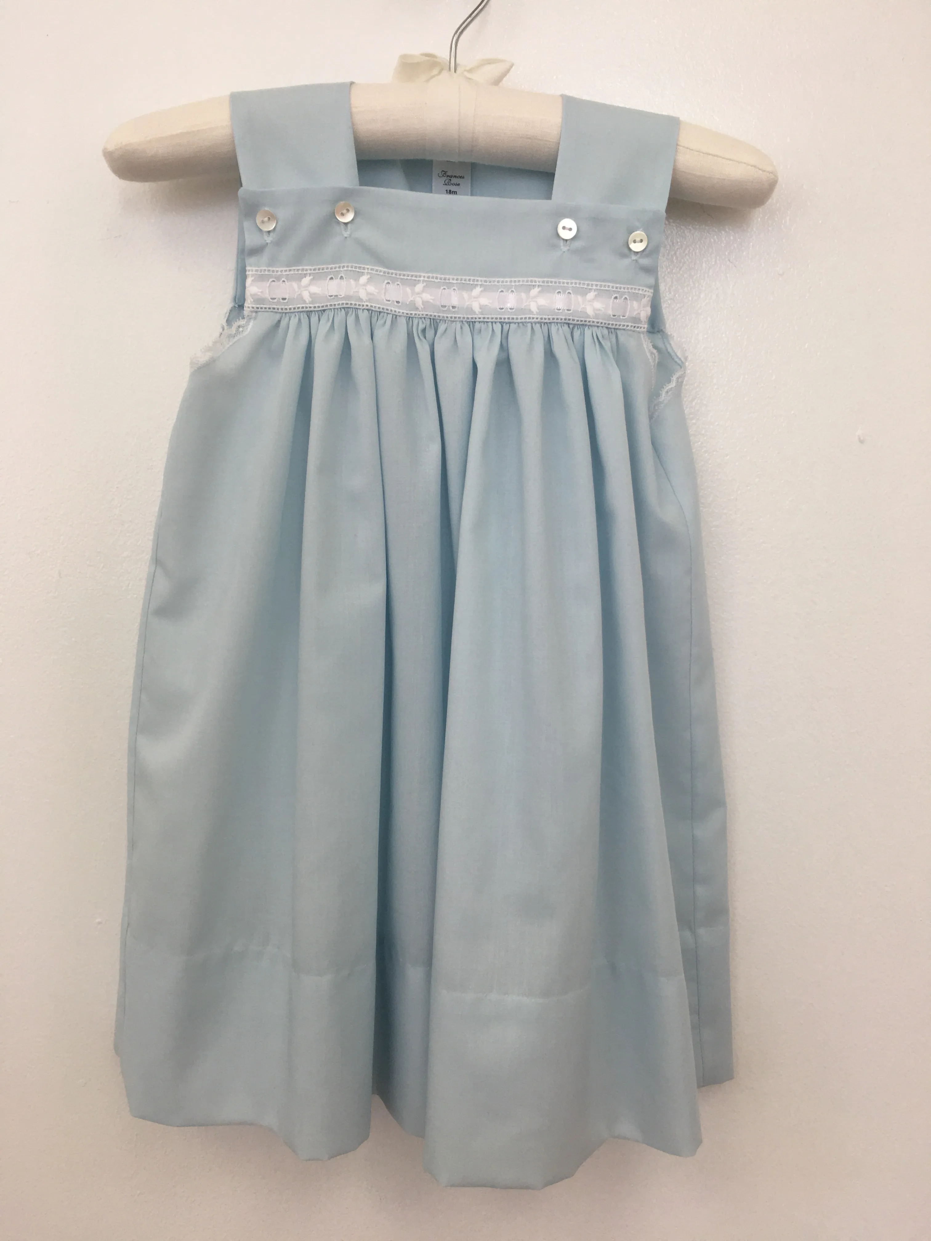 Frances Rose Baby Blue Sundress