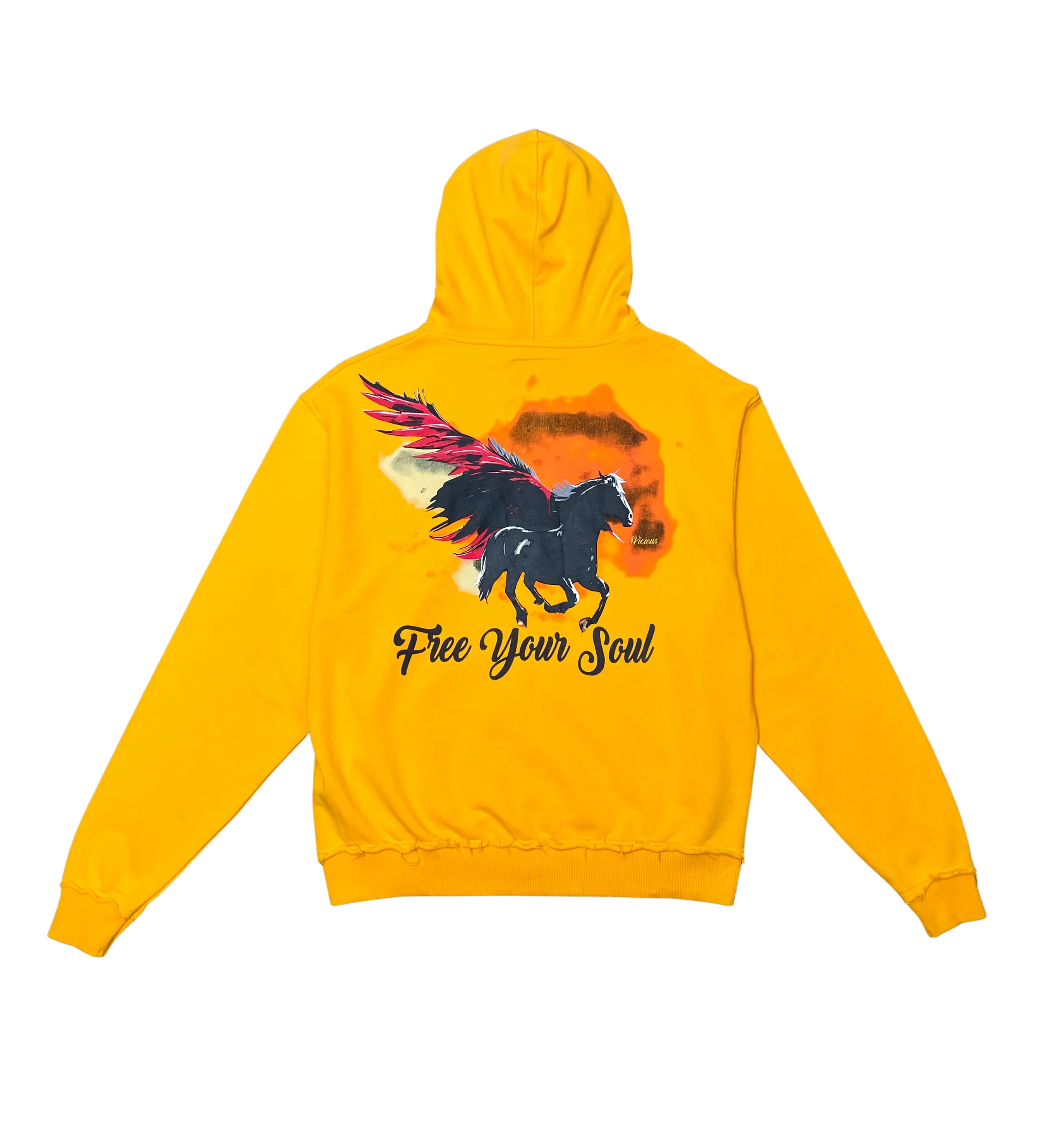 Free Your Soul Vintage Zip Up Hoodie