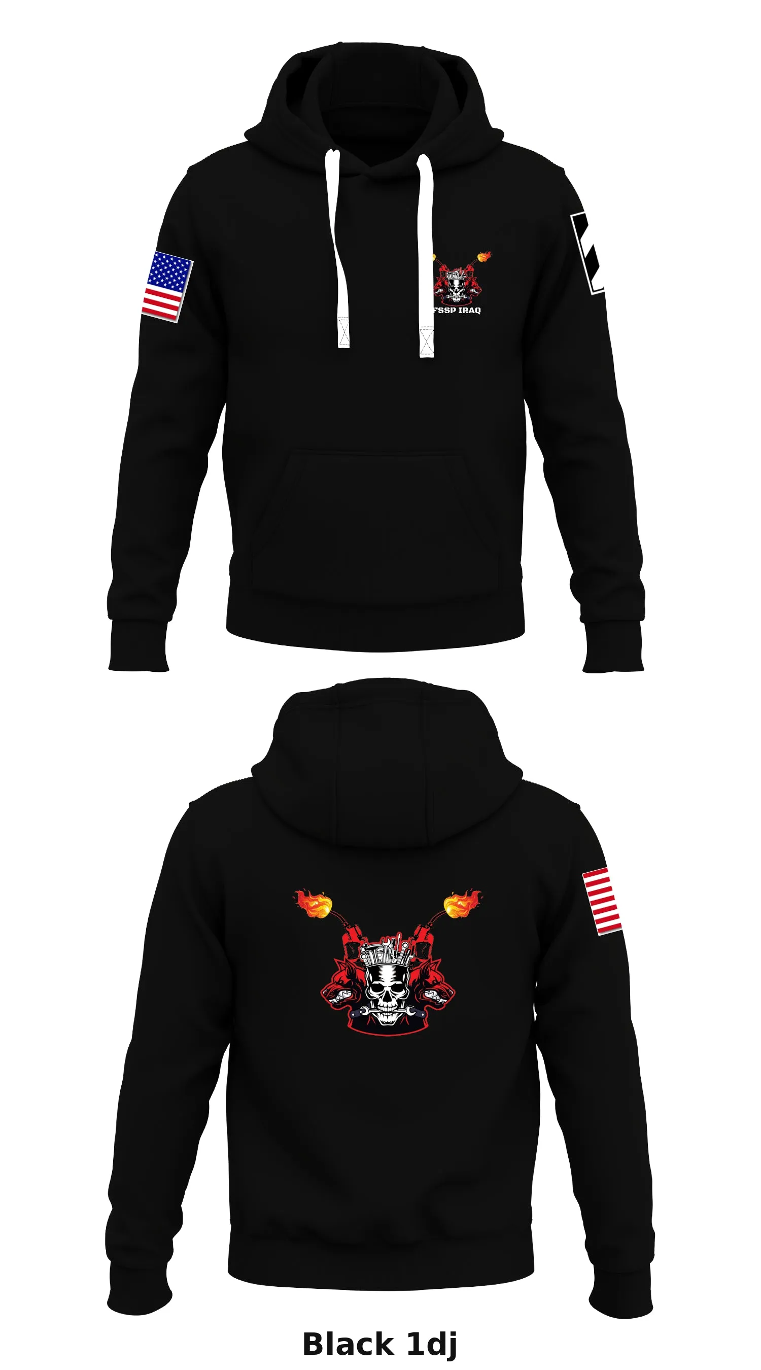 FSSP IRAQ Store 1  Core Men's Hooded Performance Sweatshirt - 1dj