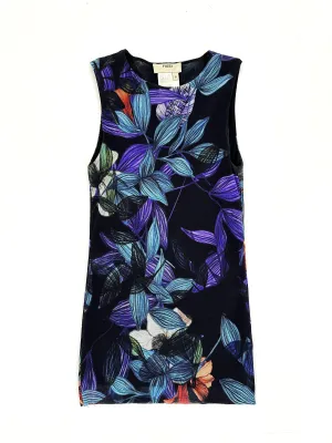 Fuzzi Midnight Tropics Mesh Top
