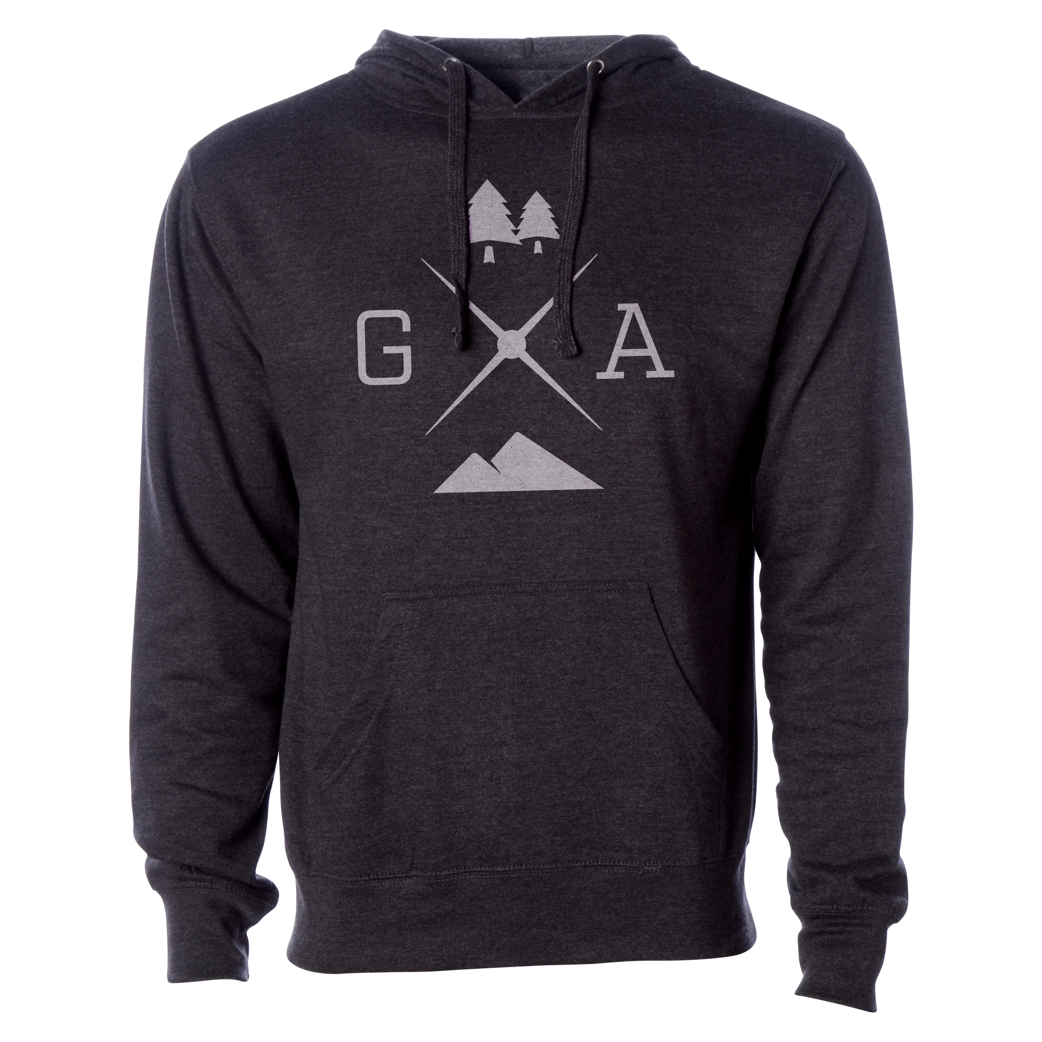 GA Adventure Hoodie | Dark Grey Heather