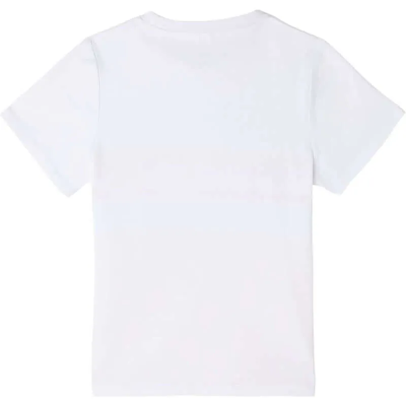 Girls Multi Stripe Leopard Sport T-Shirt